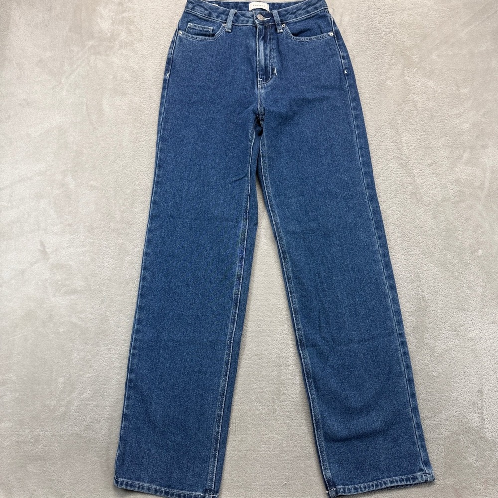 PacSun Jeans Women's 26 High Waisted Baggy Straight Leg Blue Medium Wash Denim